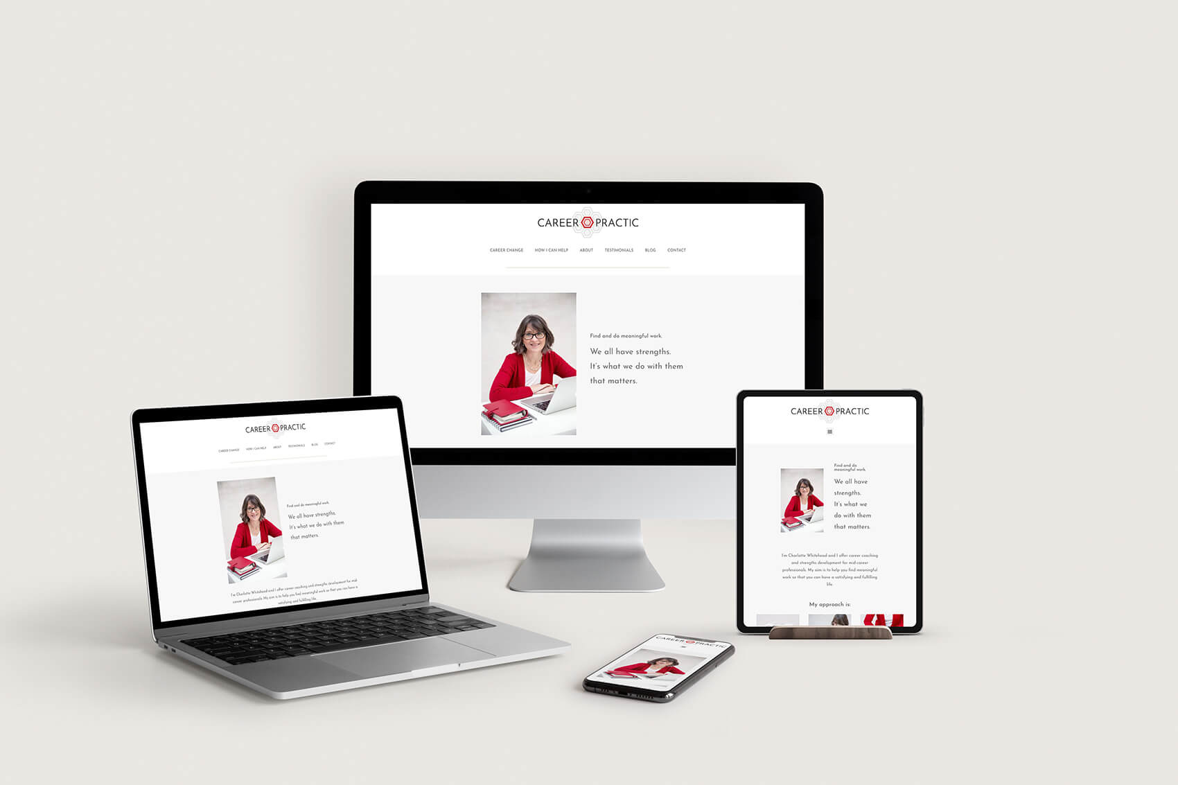 Career Practic responsive website