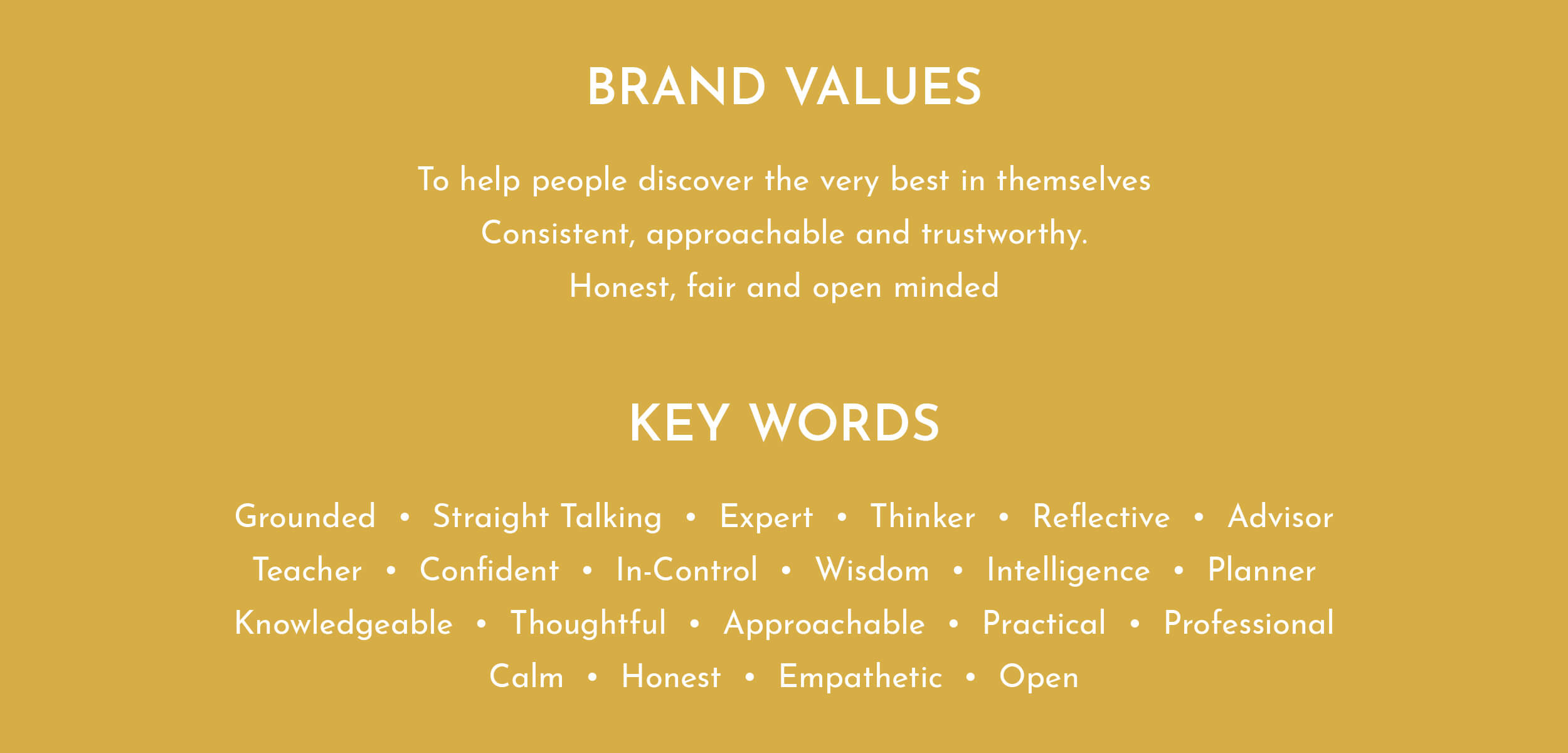 Career Practic brand values