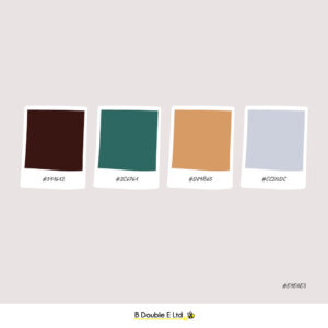 Autumn season brand personality colour palette