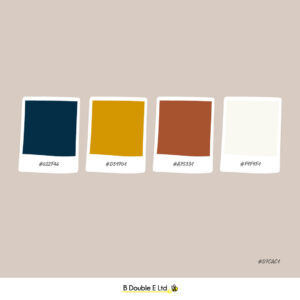 Autumn season brand personality colour palette