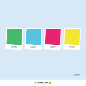 Spring season brand personality colour palette