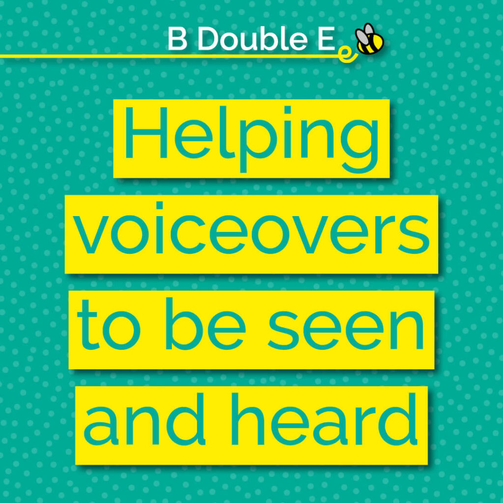 Helping voiceover to be seen and heard