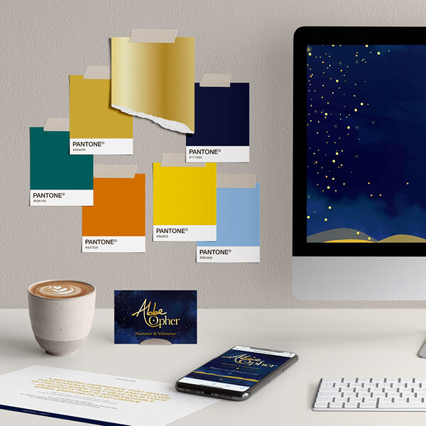 Abbe Opher brand colours
