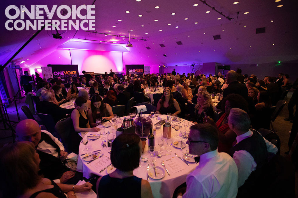 OneVoice Awards night 2019. Photo by Above Air Media.
