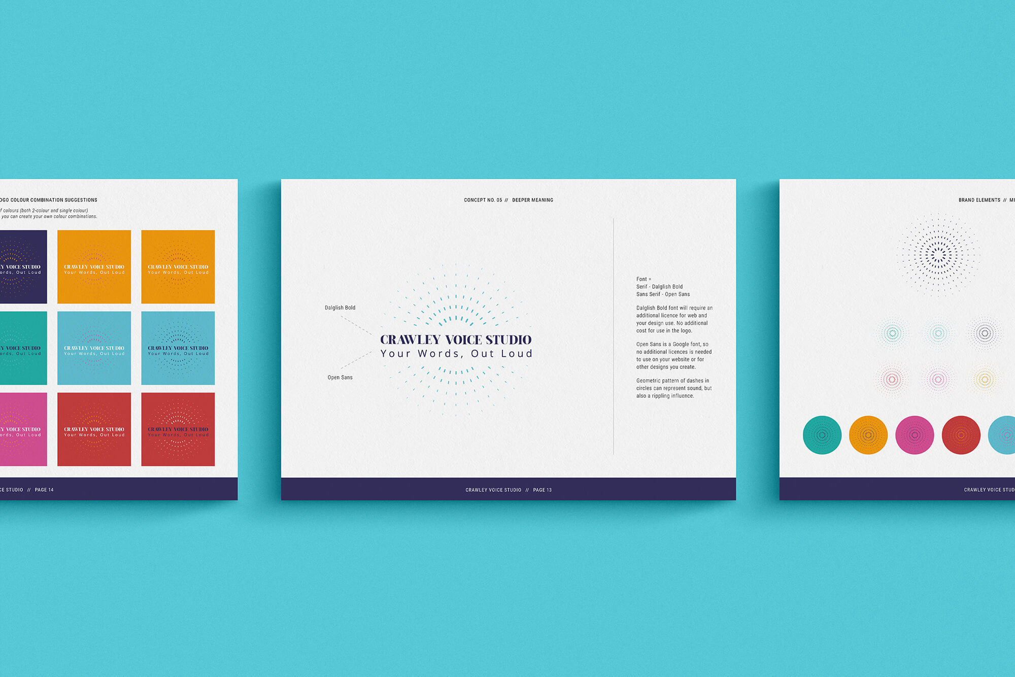 Crawley Voice Studio branding guidelines