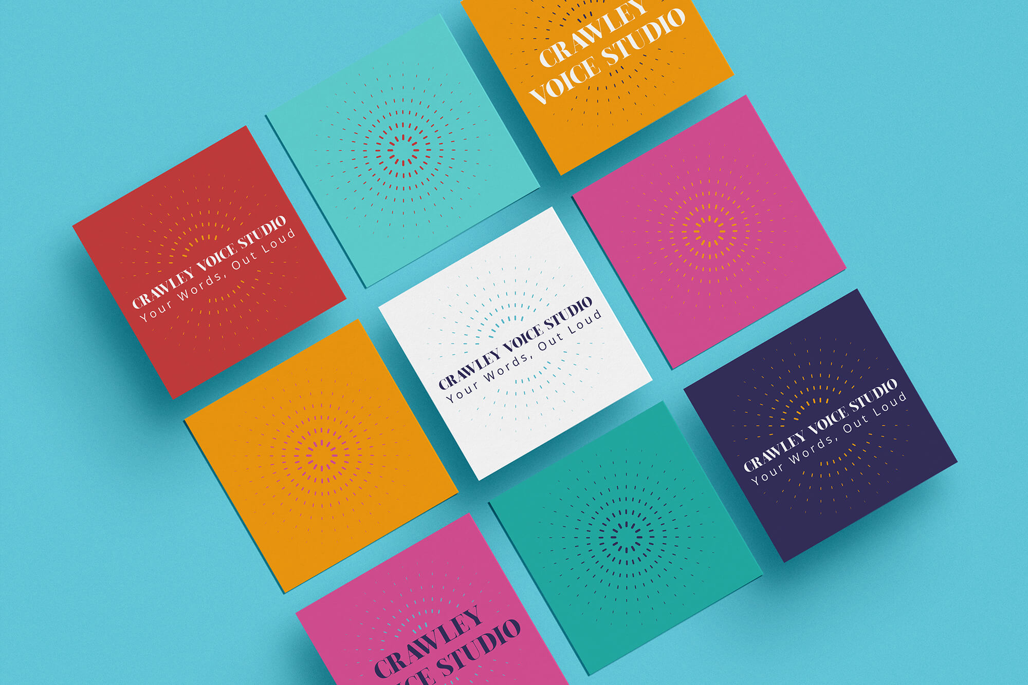 Crawley Voice Studio brand logos