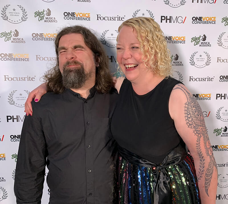Rob Bee and Helen Bee at the OneVoice awards
