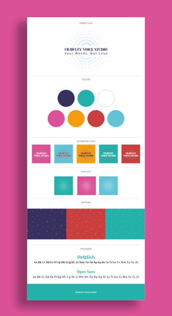 crawley voice brand board