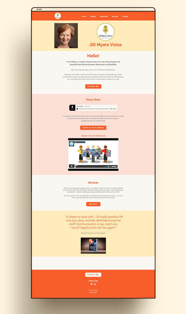 jill website home page